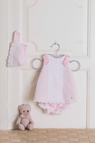 Dolce Petit Pink Ribbon Dress & Knickers Set 2007-VB