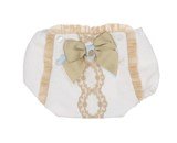 Dolce Petit Camel & White Tulle Jam Pants - 2028/3