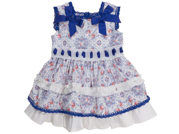 Dolce Petit Royal Blue and White Dress and Pants