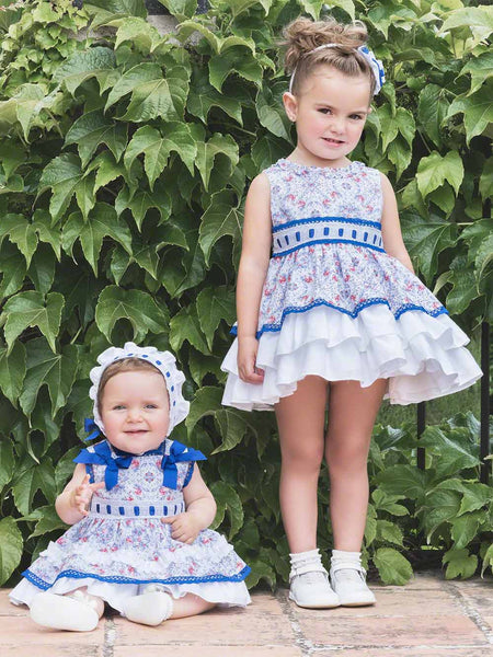 Dolce Petit Royal Blue and White Dress and Pants