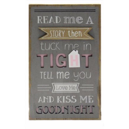 Read me a story Wooden Plaque