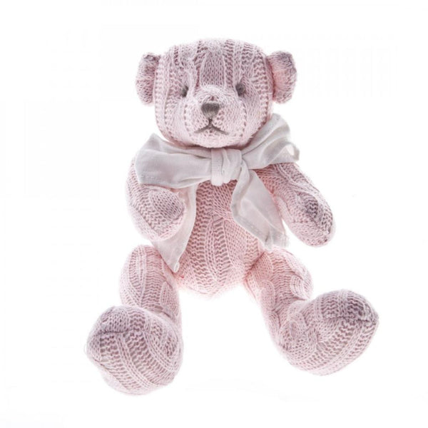 Pink Cable knit Teddy