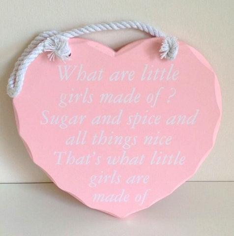 Little girls made of Heart
