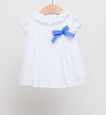 Fina Ejerique White Plumeti Dress
