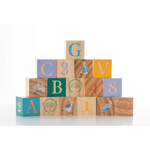 Peter Rabbit wooden picture blocks