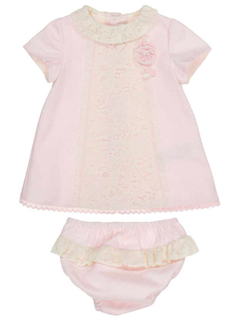 Dolce Petit Baby Pink Polka Dot Dress with pants
