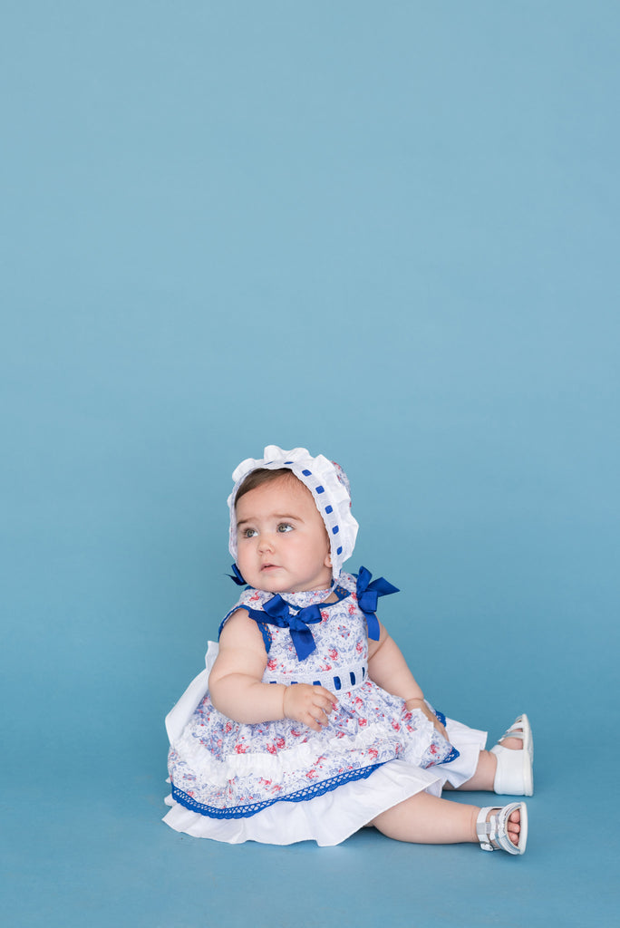Dolce Petit Royal Blue and White Dress and Pants