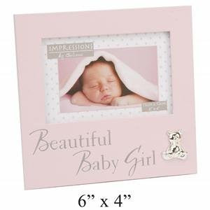 Beautiful Baby Girl Pink Photoframe