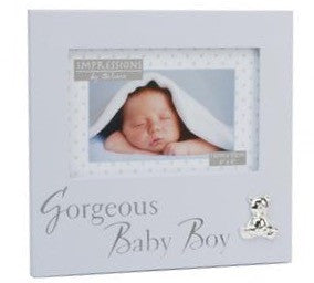 Gorgeous Baby Boy Blue Photo Frame