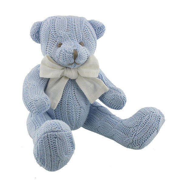 Blue Cable knit Teddy