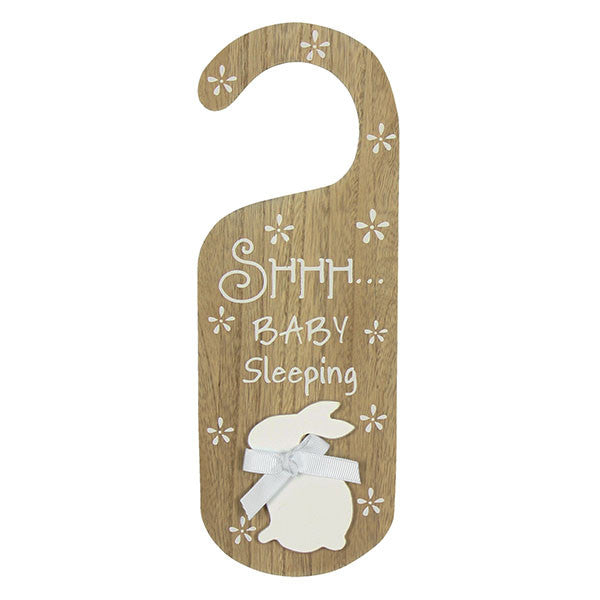 Shhh Baby Sleeping Door Hanger