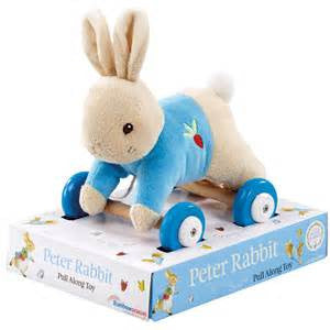 Peter Rabbit pull along toy